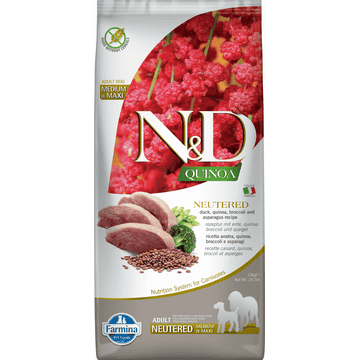 Canine Adult Medium/Maxi Neutered Duck Quinoa