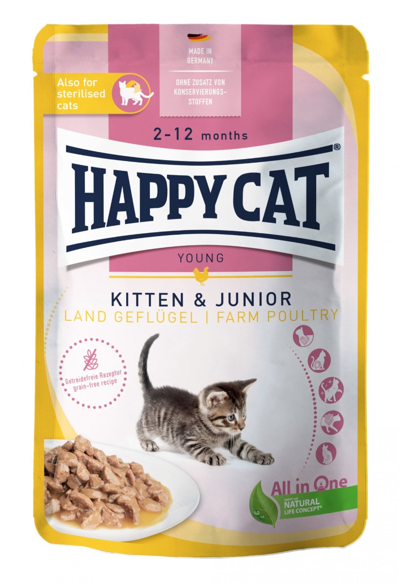 Young Meat in Sauce - Kitten & Junior Land-Geflügel