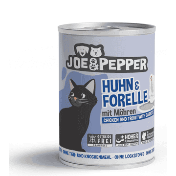 Cat Huhn & Forelle mit Möhren