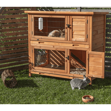 Clapier pour petits animaux Natura, 2 étages