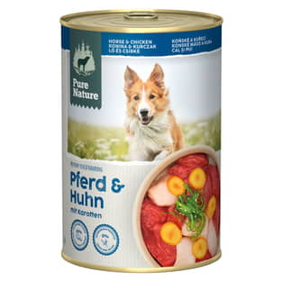 Dog Adult Pferd & Huhn mit Karotten