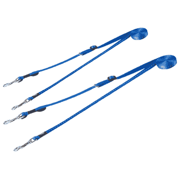 Double leash Control blue