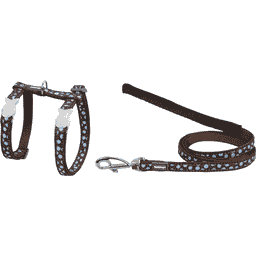 Harnais & laisse pour chats Design with Spots XS