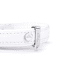 Saint Tropez Similpelle Collar for dogs in white