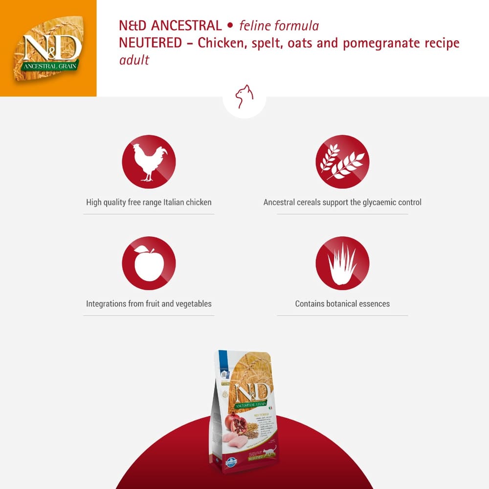 Feline Adult Neutered Chicken Pomegranate