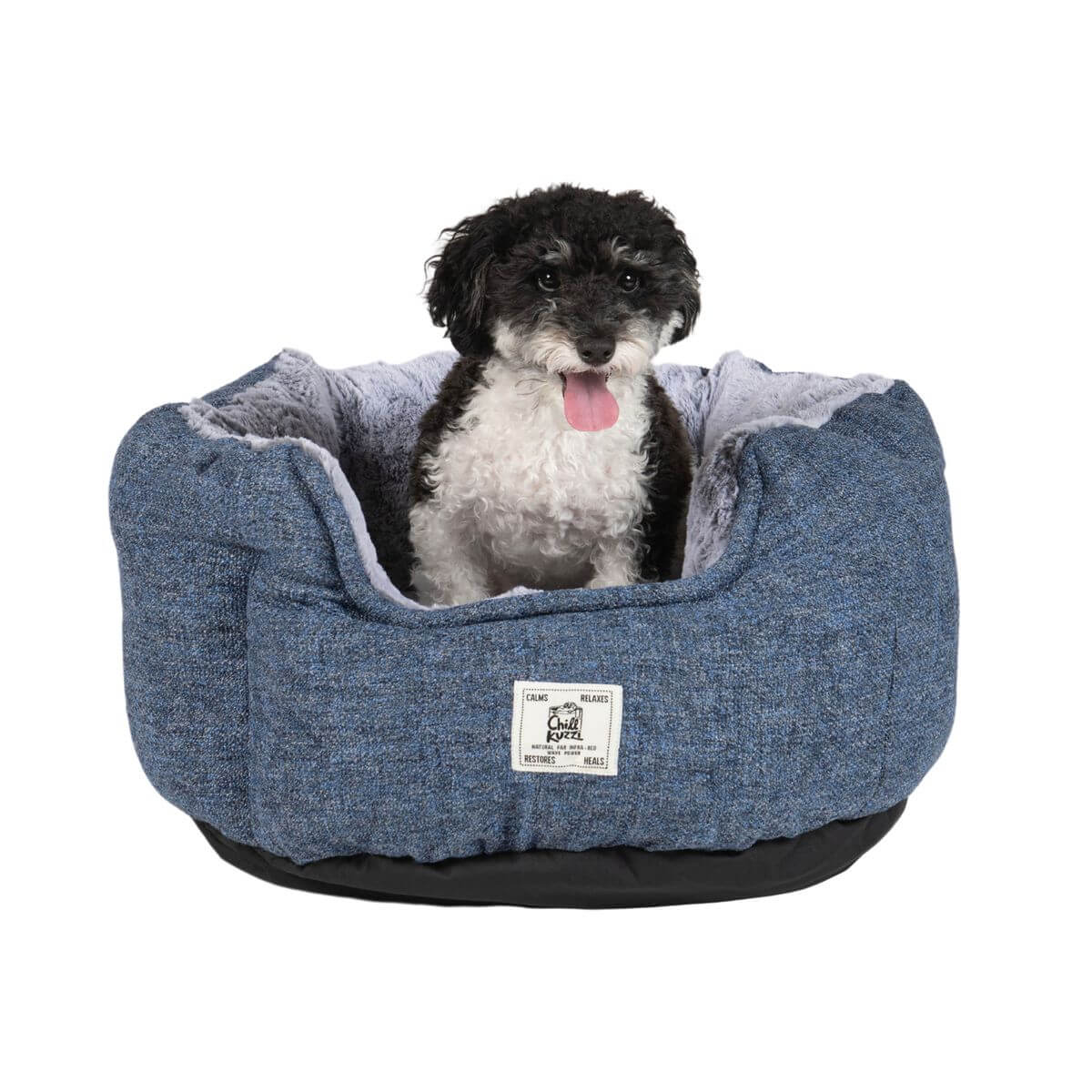 Hundebett Chill Kuzzi blau
