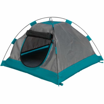 Tent for dogs dark gray/petrol