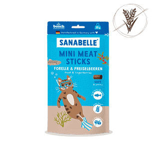 Mini Meat Sticks Forelle & Preiselbeeren