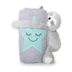 Star blanket with cuddly toy