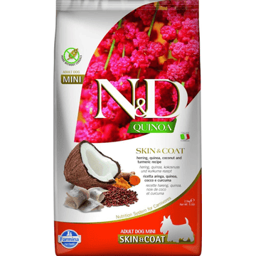 Canine Adult Mini Skin &amp; Coat Hareng &amp; Noix de coco