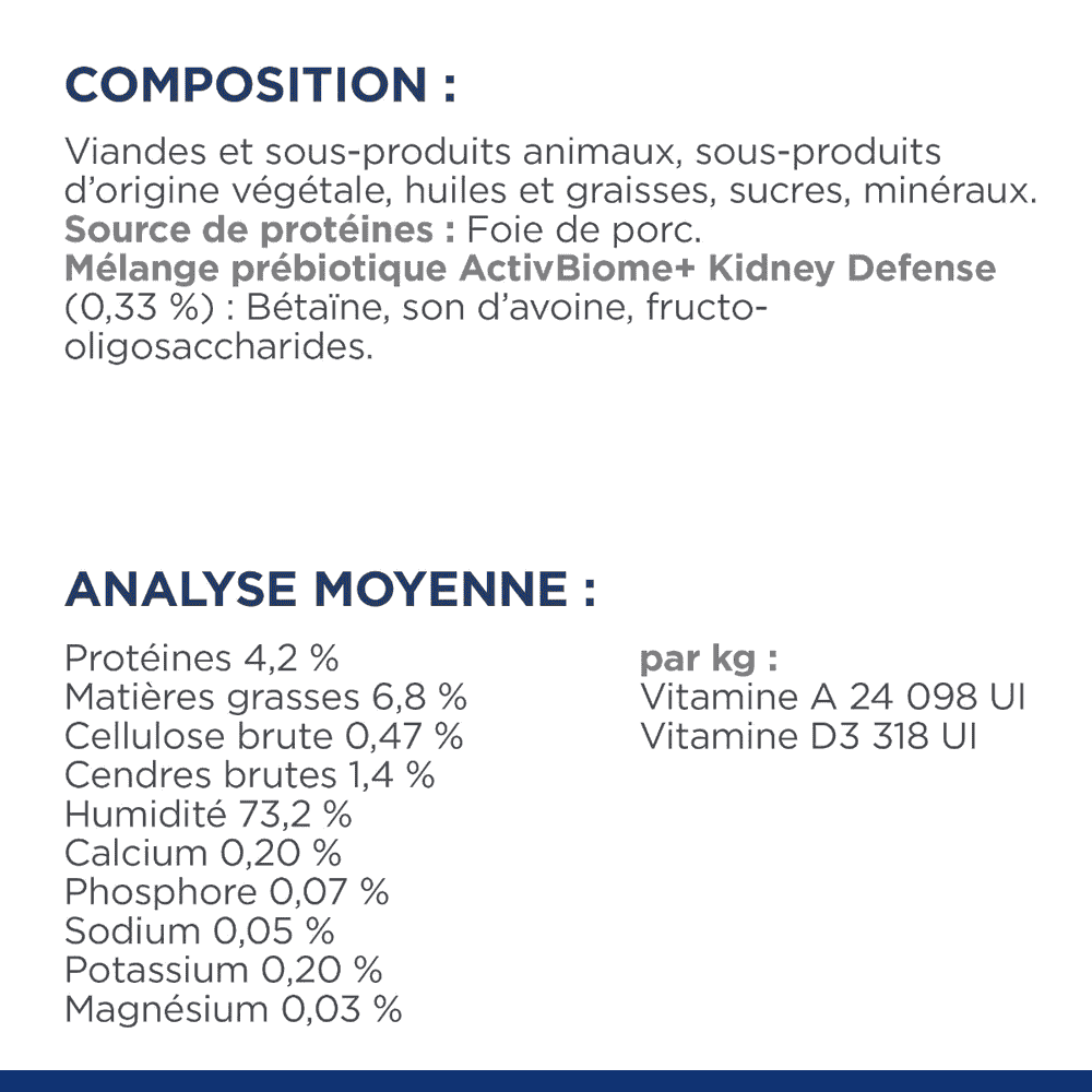Canine k/d Kidney Care Original - Boîte