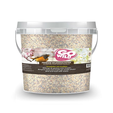 Premium Wildvogelfutter Streufutter mit Insekten