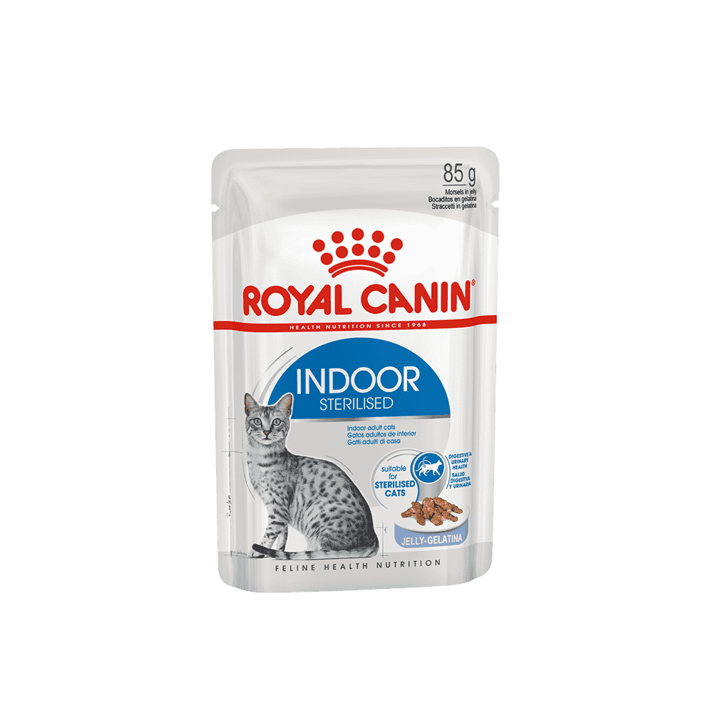 Indoor Sterilised Cat en gelée - sachet