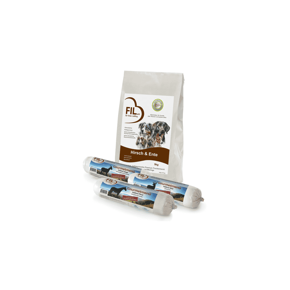 Test pack medium for allergy-sensitive dogs