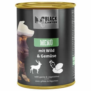 Dog Menü mit Wild & Gemüse