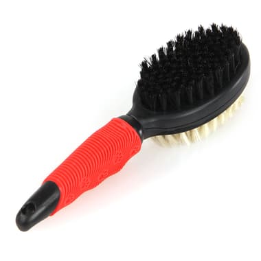 Care brosse double avec cheveux naturels