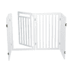 Barrière pour chiens en 4 parties, avec porte