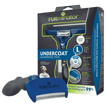 Undercoat deShedding Tool für kurzhaarige Hunde