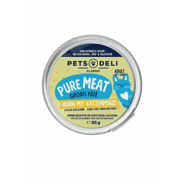 Adult Pure Meat Huhn mit Katzenminze - Poulet avec Menthe à chat