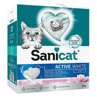 Katzenstreu Active White Lotus Flower