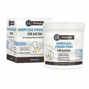 Ohrpflege Finger-Pads für Katzen