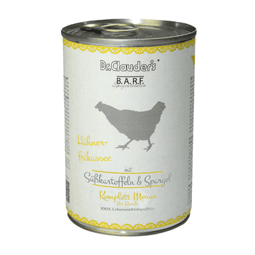 BARF complete menu dogs chicken fricassee