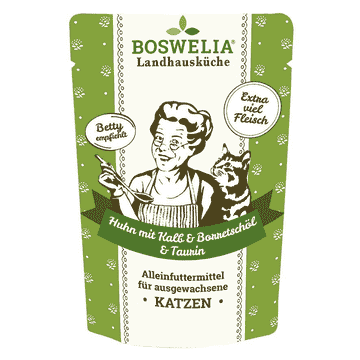 Huhn &amp; Kalb mit Borretschöl