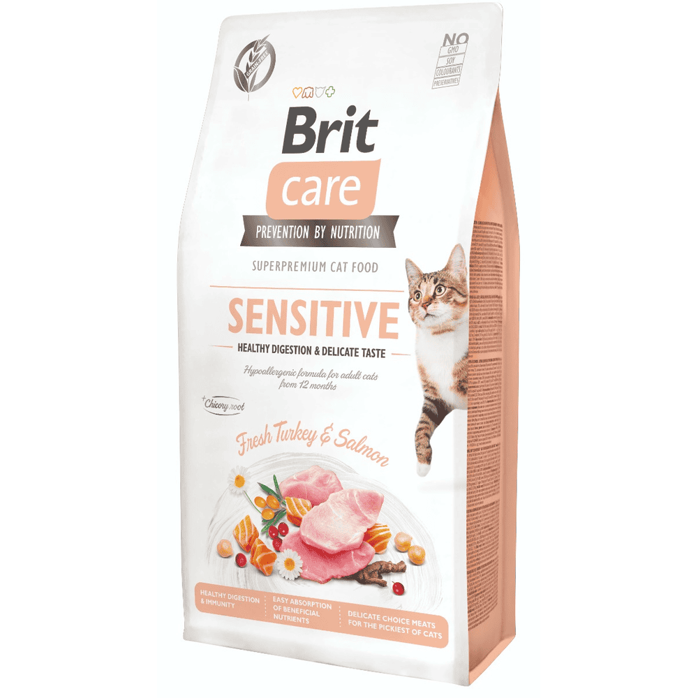 Care Cat Grainfree - Turkey & Salmon - Sensitive & Healthy Digestion