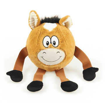Faceball plush horse