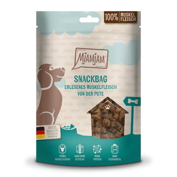 Dog Snackbag - erlesenes Muskelfleisch von der Pute