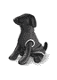 Manteau pour chien Pufferskin bleu