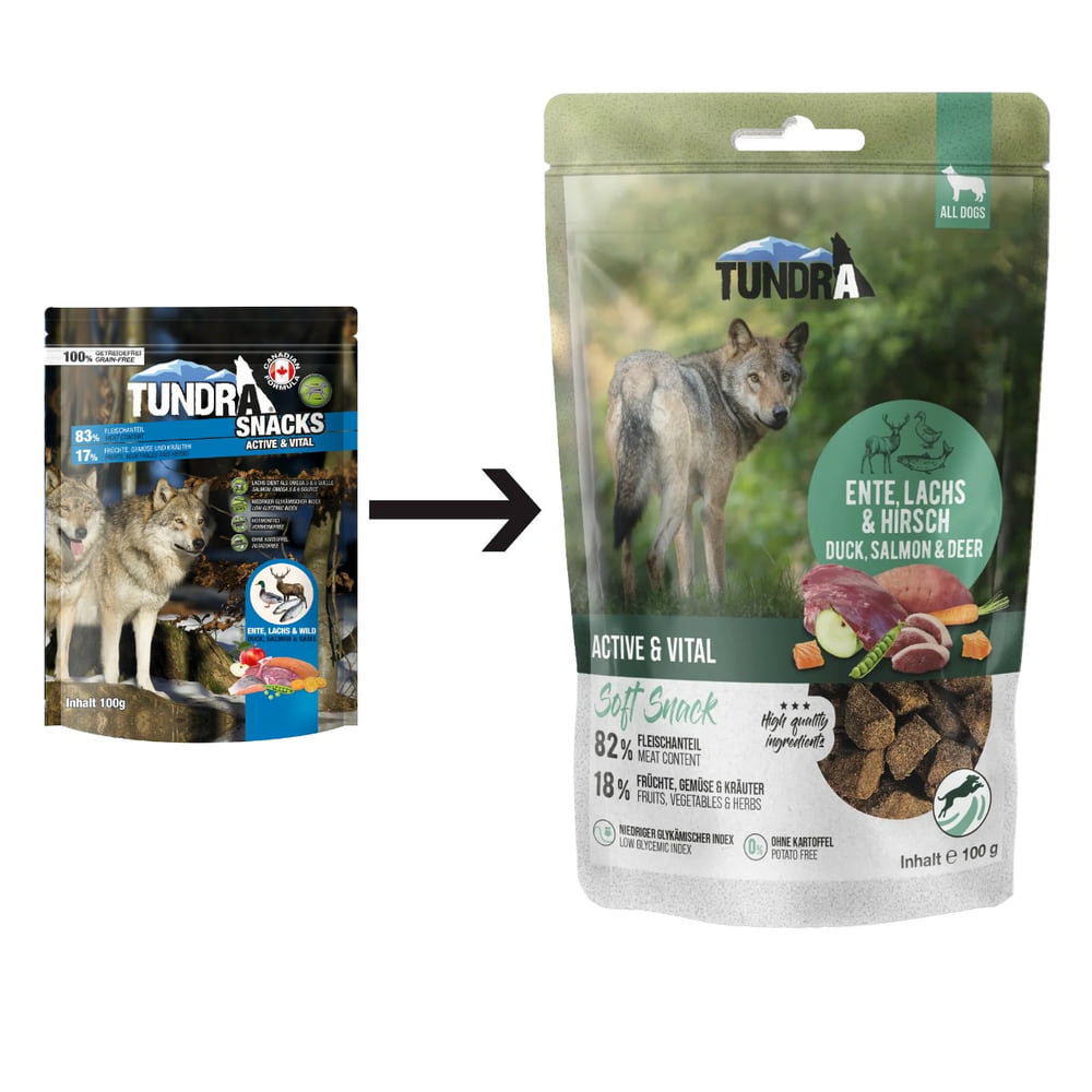 Snacks Active & Vital Canard, Saumon et Cerf