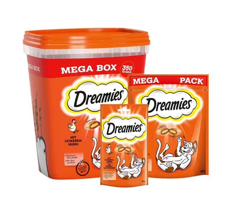 Dreamies mit Huhn