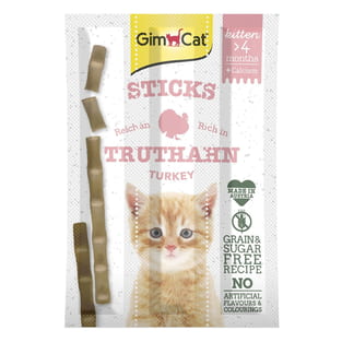 Sticks Kitten mit Truthahn