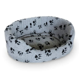 Lit pour chien Sherpa Paw gris