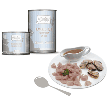 Blanchierte Pute mit Muscheln (Dinde blanchie & Moules)