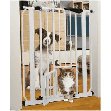 Pet Gate Barrière de protection avec porte pour chat