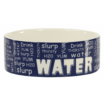 Ceramic bowl H2O