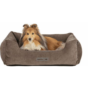 Vital bed Lennox angular, brown