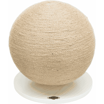 Kratzball auf Holzplatte