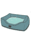 Lit pour chien et chat Cota28, turquoise