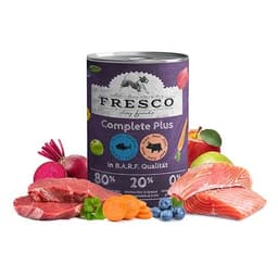 Nassbarf Complete Plus (haltbares BARF) Lachs + Rind