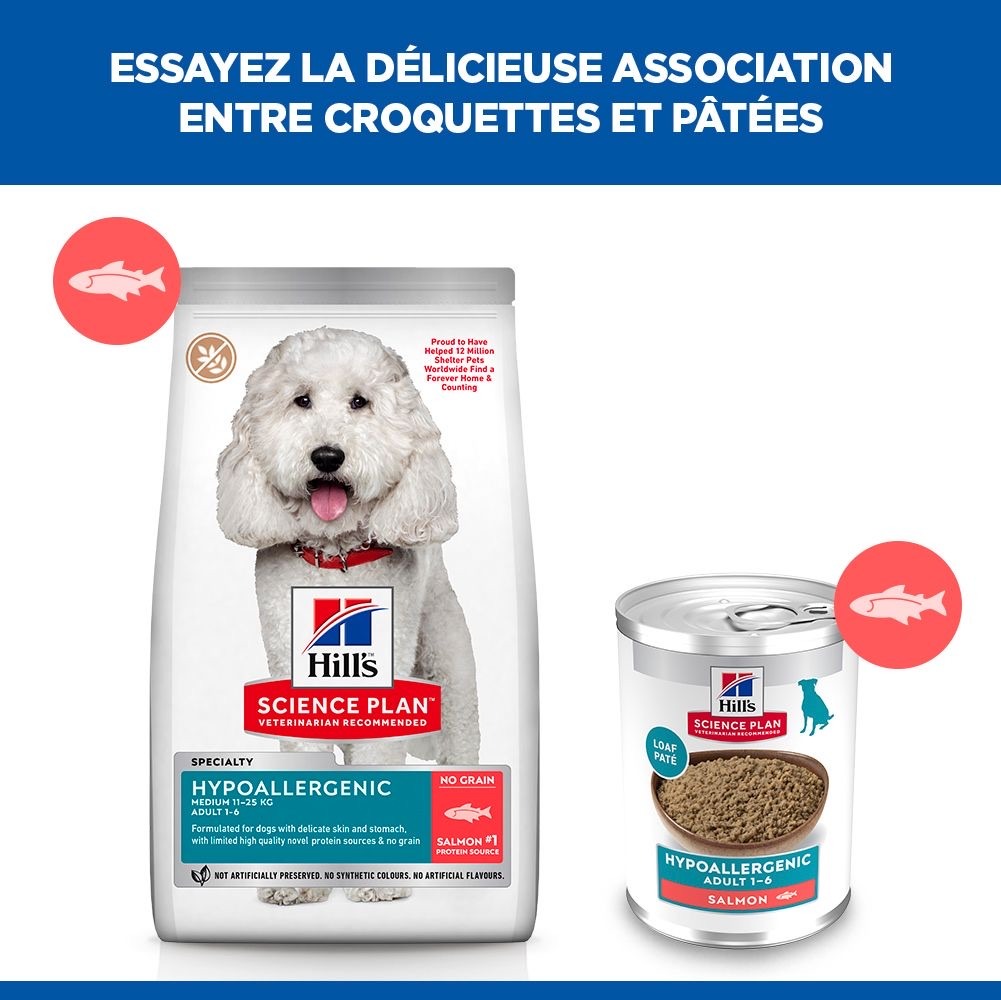 Canine Hypoallergenic Adult Salmon - Boîte