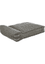 BE NORDIC Coussin Föhr gris foncé