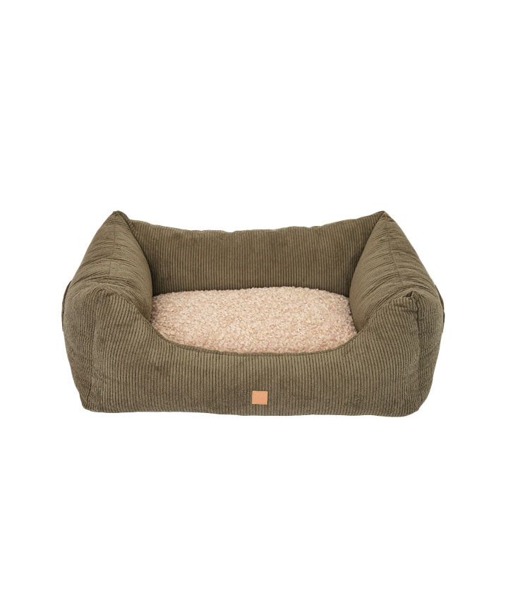 Lit pour chien Kingston Cord Double Face kaki