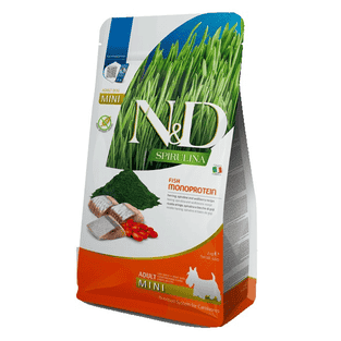 Canine Adult Mini Hering, Spirulina & Wolfsbeere