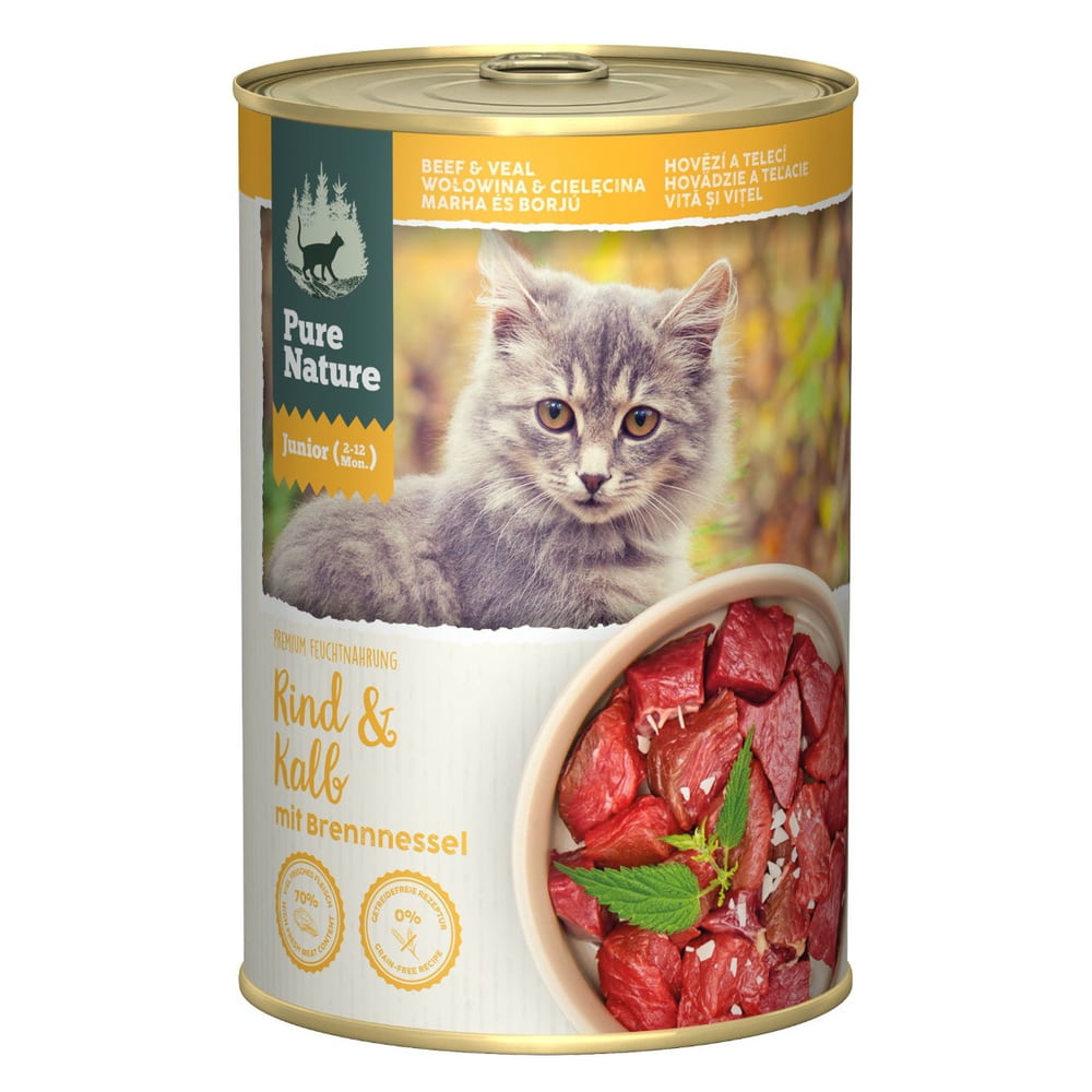 Cat Junior Bœuf & Veau avec ortie