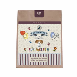 Für Welpen Weiderind mit Möhren, Äpfel & Kartoffeln