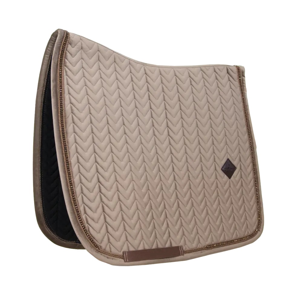 Chabraque de dressage en velours Pearls