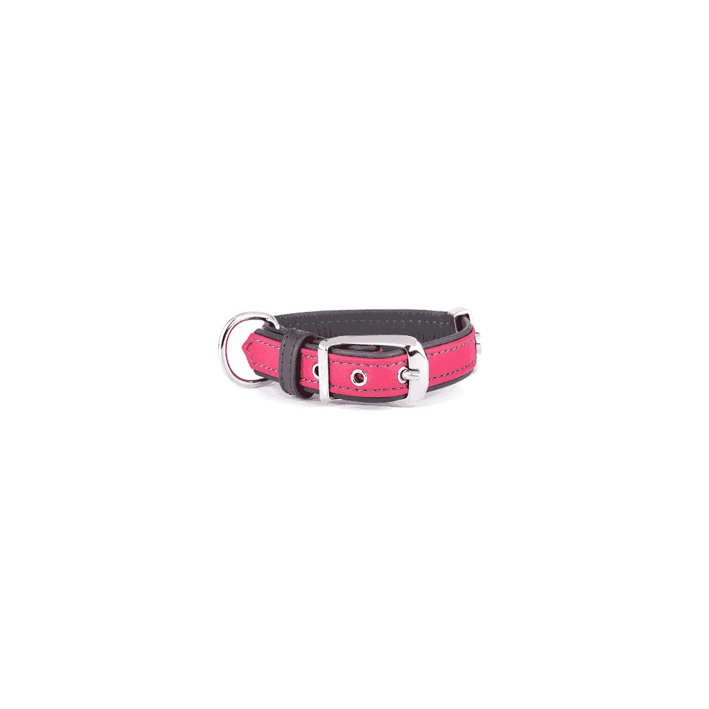 Firenze Vitello Collar for dogs in pink
